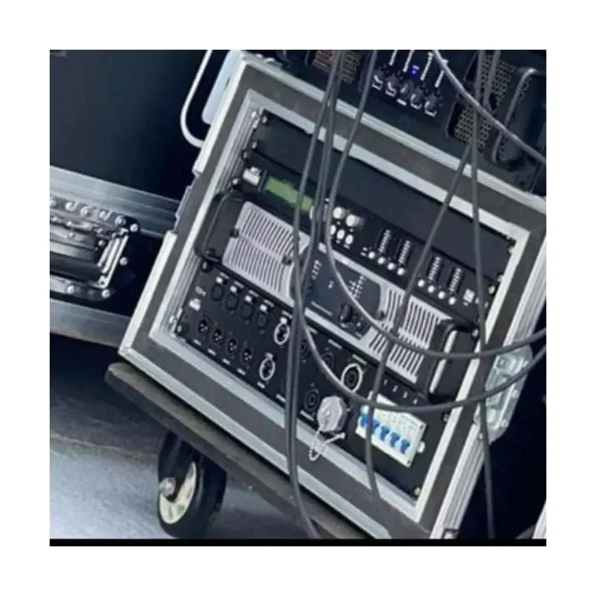 Stage Sound Power Distribution Rack (Amplifier & Processor)