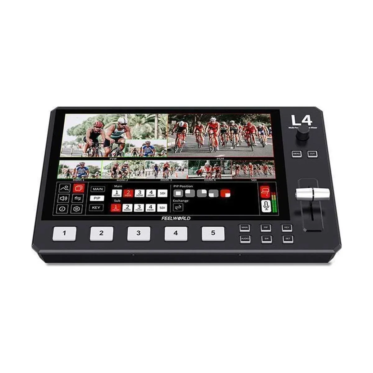 FEELWORLD L4 5-Channel HD Video Switcher
