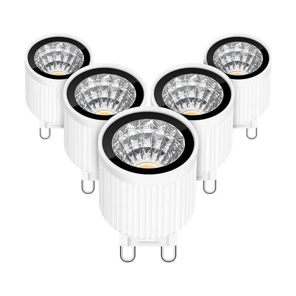 Eofiti G9 LED Bulbs, Warm White 3000K, 3W (5-Pack)