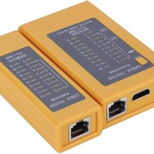 Cable Tester,Portable RJ45 Cable Tester, High Definition Digital Cable Tester,RJ45 Network Cable Tester, & RJ45 Cable Continuity Checker LAN Cable Detector