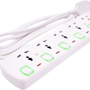 Universal Power Extension Cord 5-Way Veto 5M