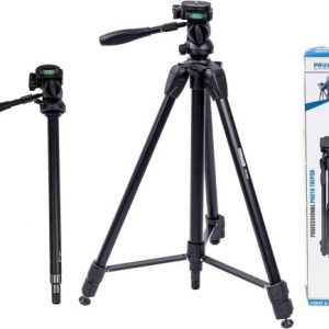 Promage TR540 Portable 73 inch/185 centimeters Aluminium Alloy Camera Tripod Monopod with 3-Way Swivel Pan Head,Bag for DSLR Camera,DV Video Camcorder,Load up to 13 pounds/7 kilograms Black(TR540)